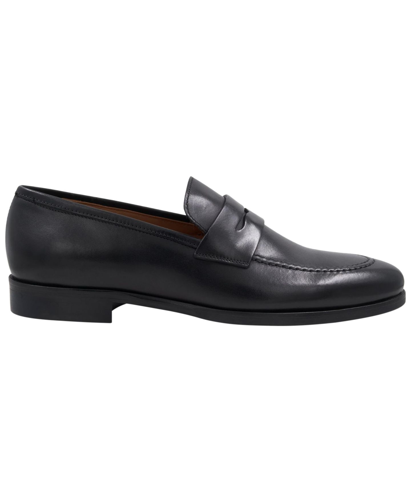 Мужские туфли Bruno Magli Preston Slip-On Penny, цвет: Чёрный — фото 2