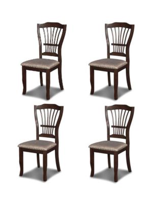 Bixby Wood Dining Chair in Espresso (Set of 4)