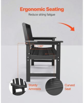 Patio Park Bench 36-Inch Weatherproof