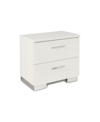 Furniture Sapphire Solid Wood 2-Drawer Nightstand