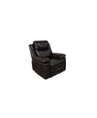 Kellen Faux Leather Power Glider Recliner