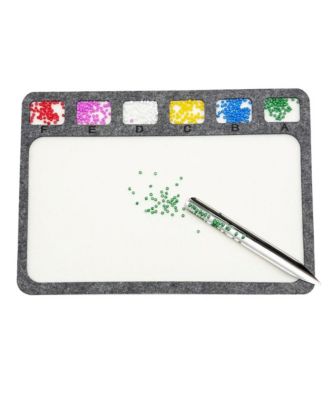 2 Set Bead Mats Scoop Board Six Grids Beading Trays DIY