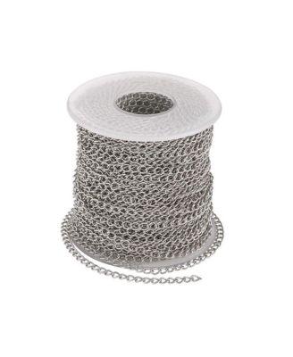 Pandahall Stainless Steel Curb Chains Soldered 4x3x0.6mm Color Plated