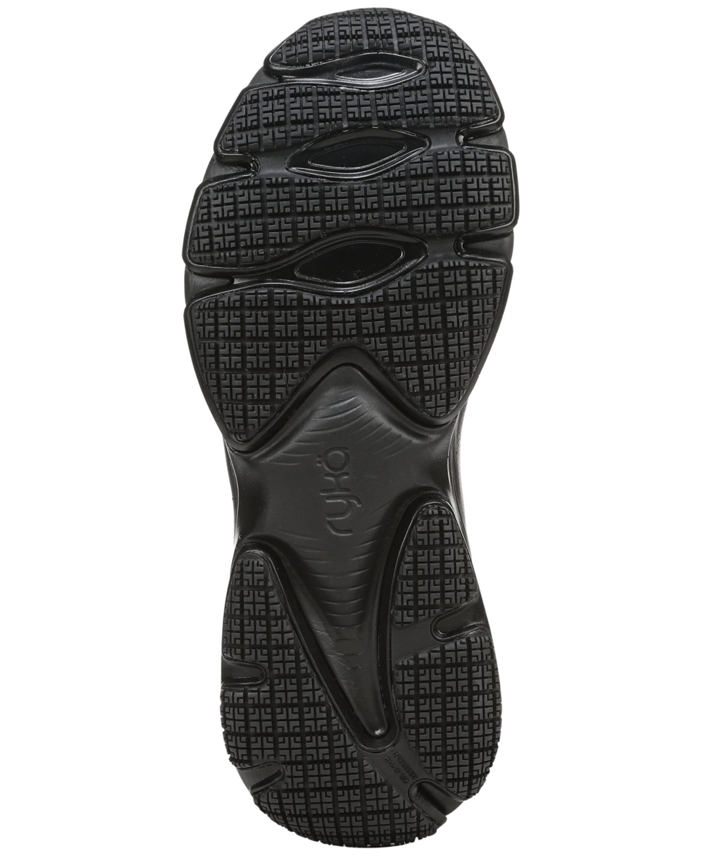 Женские кроссовки Ryka Devotion Sr Slip-Resistant Walking, цвет: Чёрный кожаный — фото 5