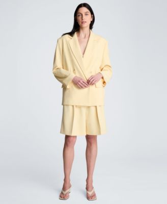 Women's High-Rise Pleated Shorts