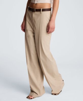 Women's High-Rise Wide-Leg Pants