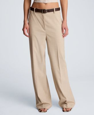 Women's High-Rise Wide-Leg Pants
