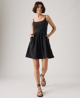 Women's Jadine Square Neck Denim Mini Dress