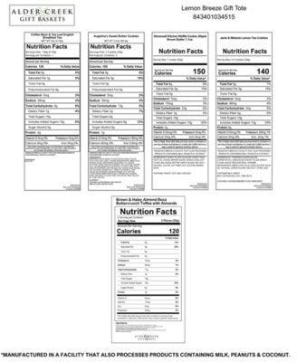 Lemon Breeze Gift Tote, 8-Pc.