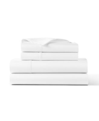 Spencer 475 Thread Count Cotton Sateen 4-Pc. Sheet Set, Queen