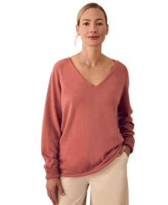 Women's British Geelong Relaxed V-Neck Sweater