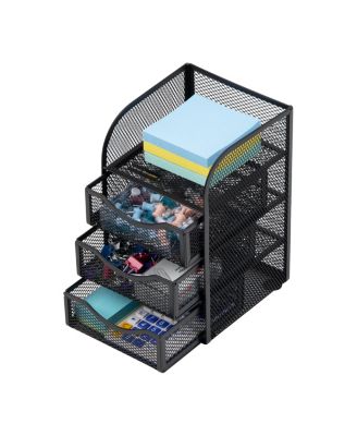 Mesh Binder Clip Basket Office Storage