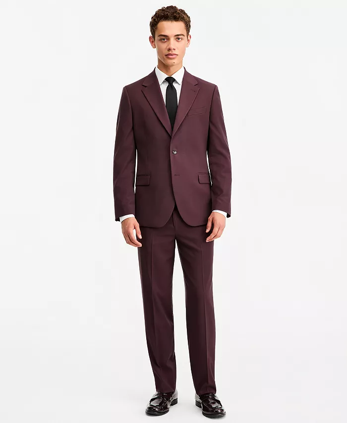 Men's Modern-Fit Stretch Fall 2-Piece Suit - thumbnail 6