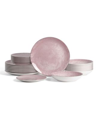 Onyx 24-Piece Dinnerware Set, Service For 8