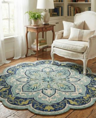 Radiance RDC-077 6' x 6' Round Area Rug