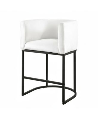 25 in Counter Height Fabric Bar Stool Set of 3 with Backrest, Arm, Metal Frame, and Footrest