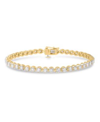 IGI Certified Diamond Tennis Bracelet (4 ct. t.w.) in 14k White Gold or 14k Yellow Gold