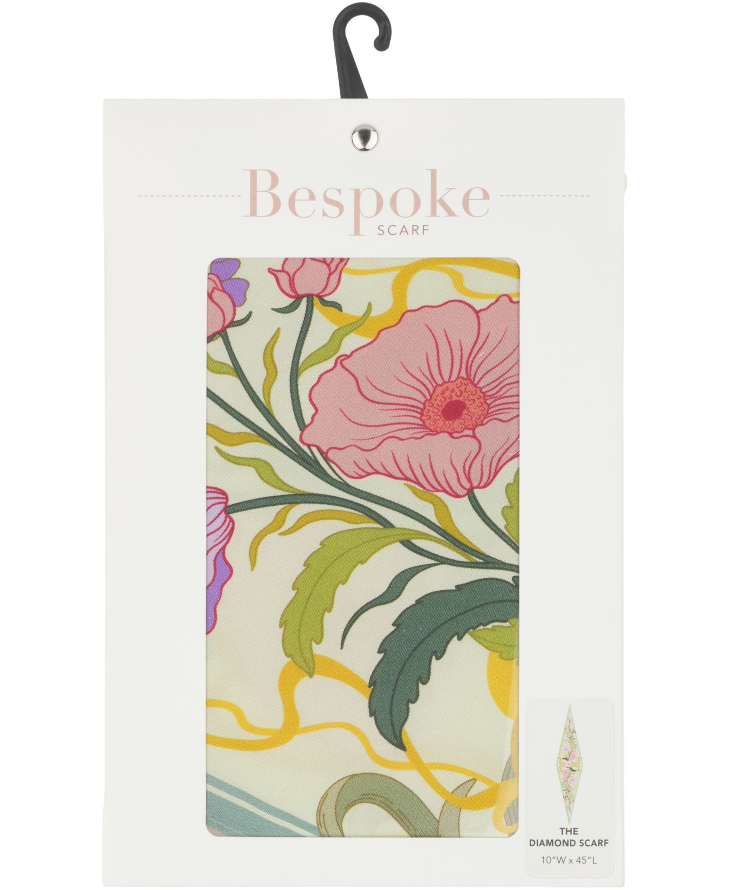 Floral Diamond-Shape Scarf