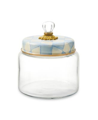 Sky Check Medium Kitchen Canister
