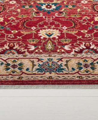 Lauren Ralph Lauren Ines LRL1293C Red and Beige 9' X 12' Area Rug