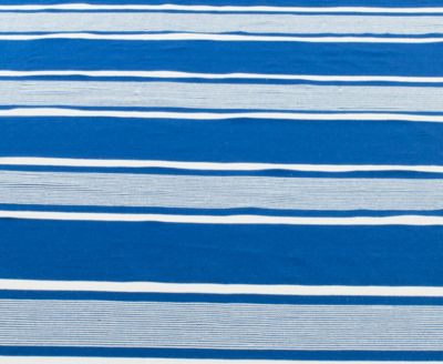 Hanover Stripe LRL2461C Blue Outdoor Area Rug Collection