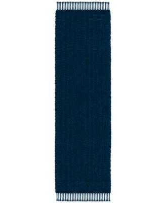 Amalie LRL6350F Navy 2'6" X 8' Runner Area Rug