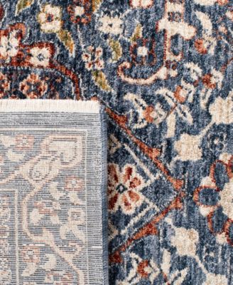 Belvoir LRL1300A Navy 7'9" X 10' Area Rug