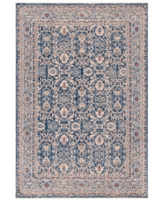 Warwick LRL1310A Navy 5'3" X 7'6" Area Rug