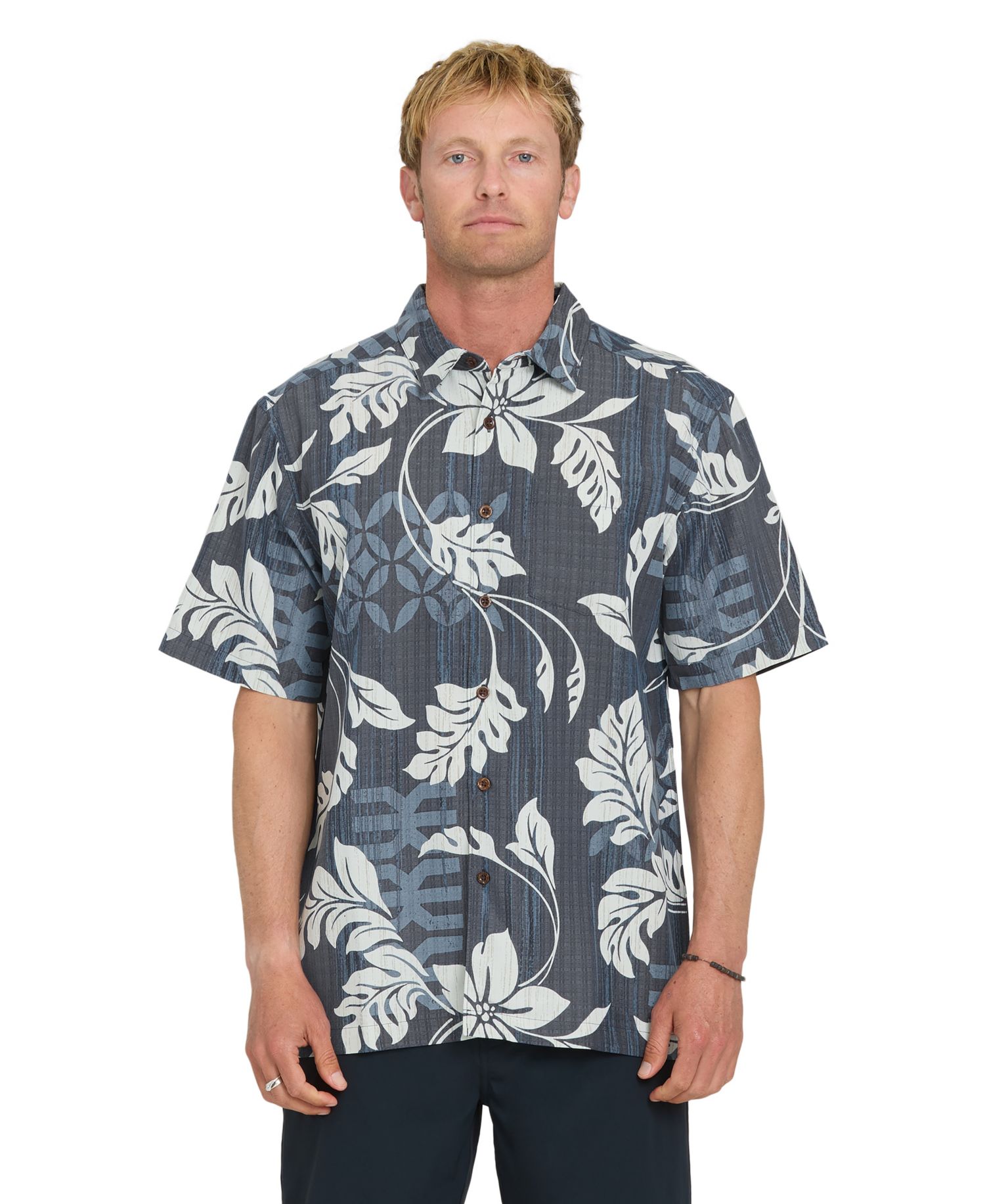 Quiksilver Men's Short-Sleeve Bloom Shirt