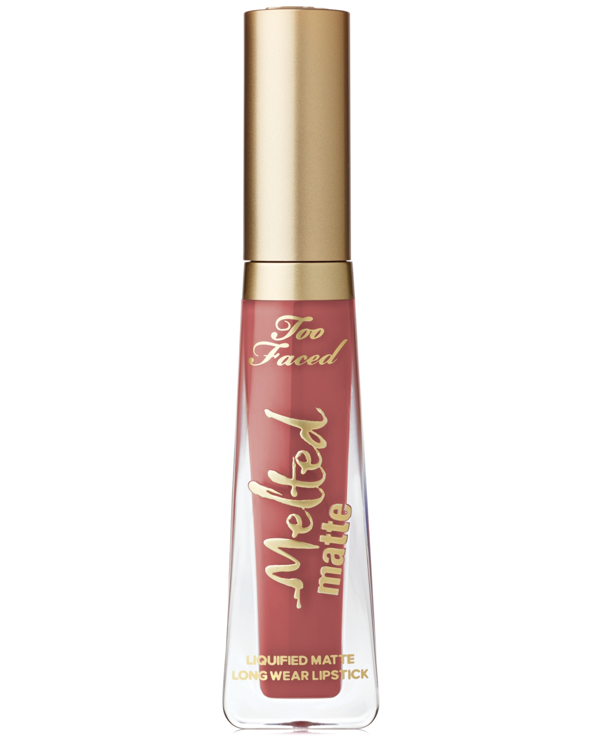 Too Faced Melted Matte Longwearing Diffused Finish Liquid Lipstick In Sell Out - Matte Soft Pinky-brown