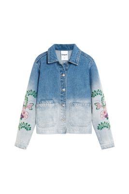 Women's Denim jacket flowers