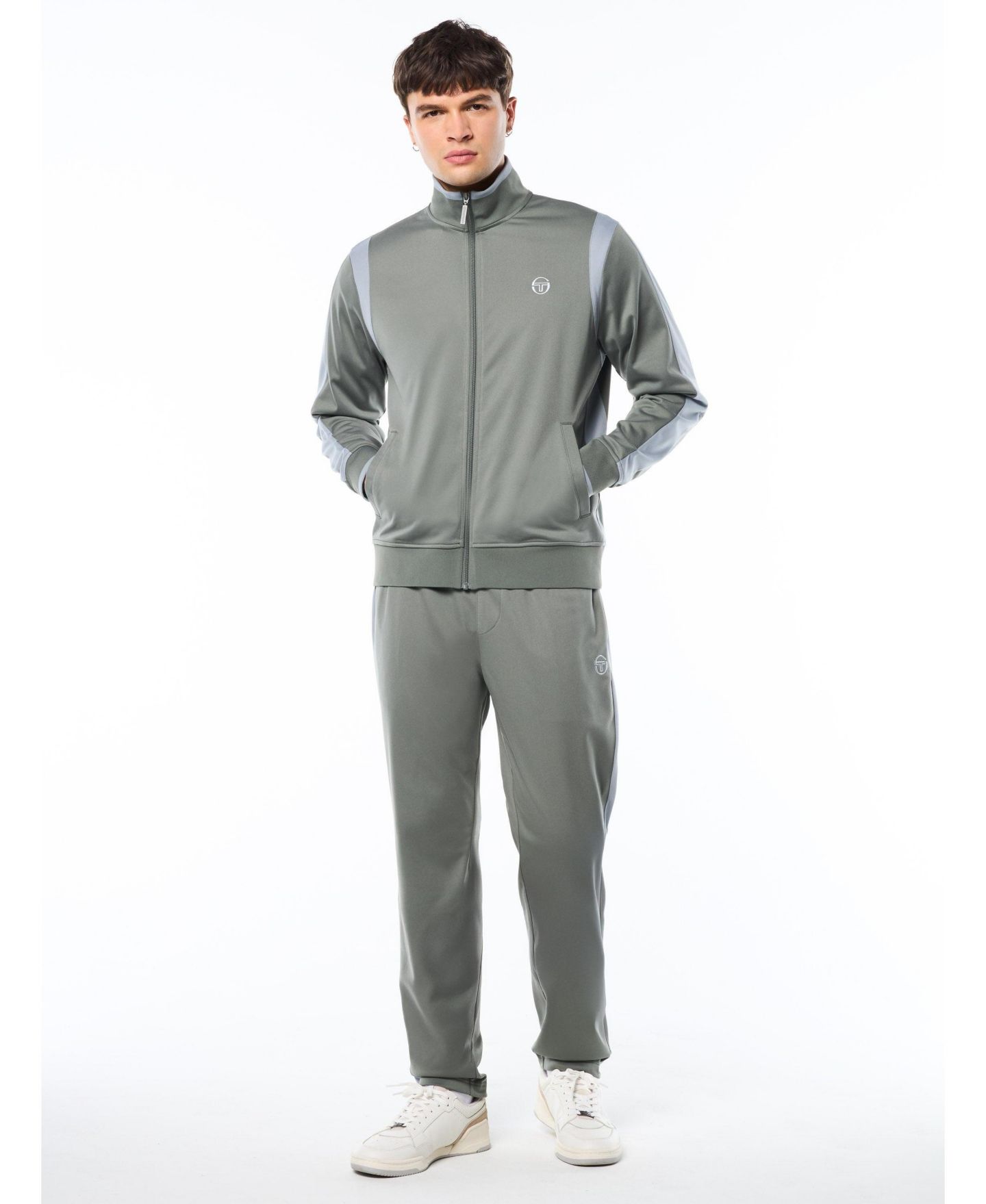 Мужская куртка Sergio Tacchini Massimo Track, цвет: Зелёный — фото 5