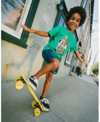 Little Boys Cotton Jersey T-Shirt with Print.