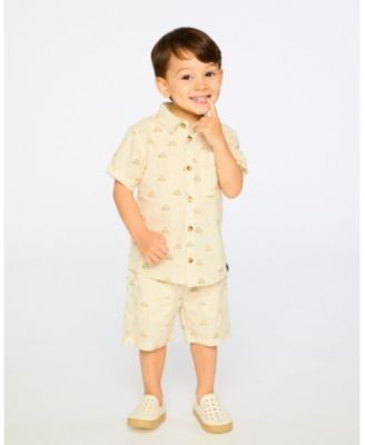Little Boys Poplin Shirt