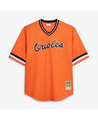 Men's Profile Cal Ripken Jr. Orange Baltimore Orioles Big & Tall Cooperstown Collection Mesh Batting Practice Jersey