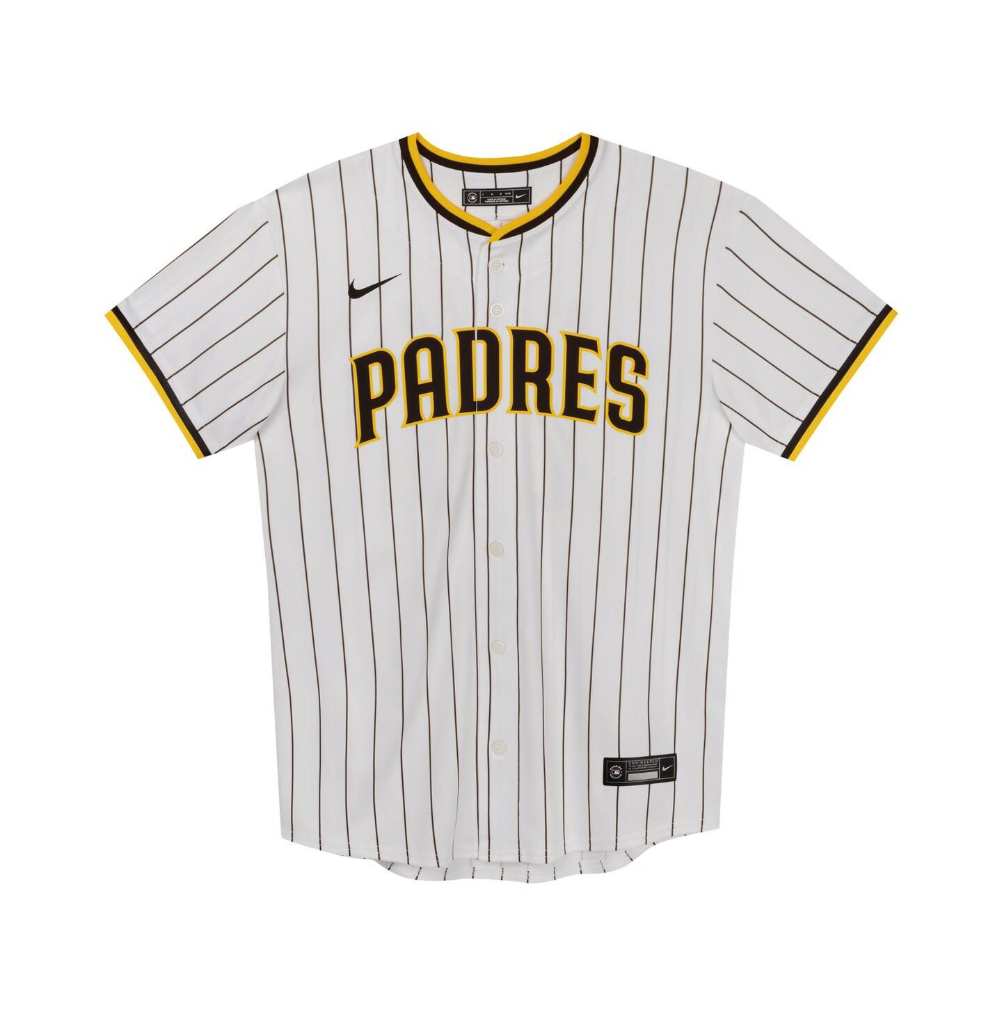 Детское джерси Nike Fernando Tatis Jr. San Diego Padres Home Game, White — фото 2