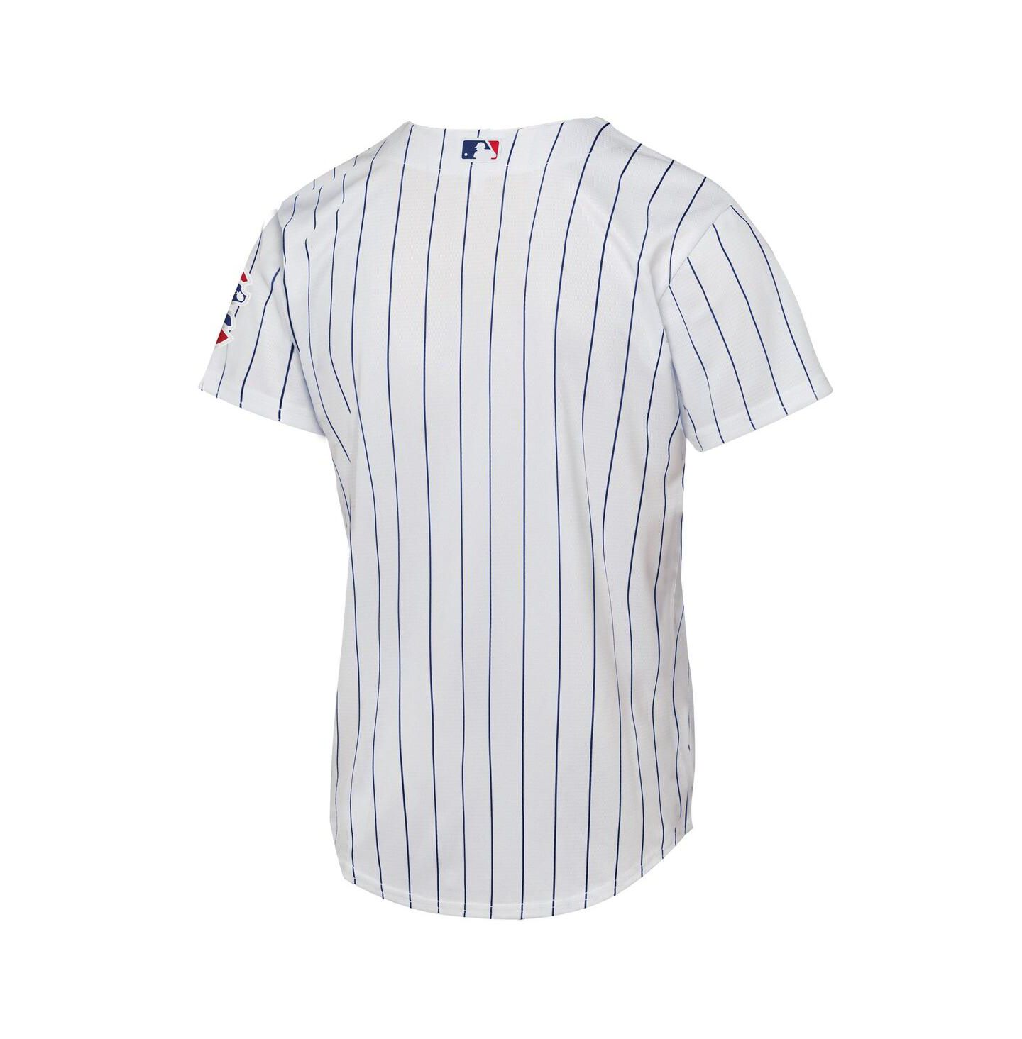 Детский топ Nike White Chicago Cubs Home Stadium Jersey — фото 3