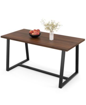 Large Dining Table Metal Frame with Anti Slip Foot Pads