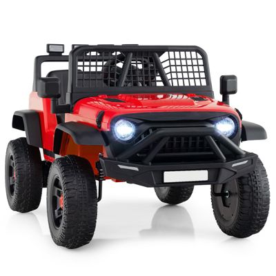 24V Electric Ride On Car for Kids with Parent Remote, Music and Lights