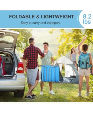 Mesh Outdoor Reclining Lounge Chair Lightweight and Portable,