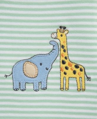 Baby Boys' Safari Short-Sleeve and Sleeveless Romper, 2-Pack