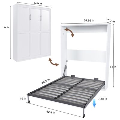 Murphy Bed, Foldable Wall Bed