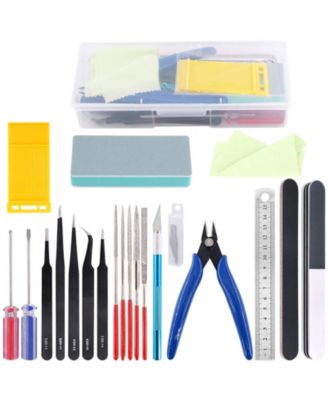 Modeler Basic Tools Craft Set Hobby Building Kit Gundam Car Model DIY Assembly 21pcs