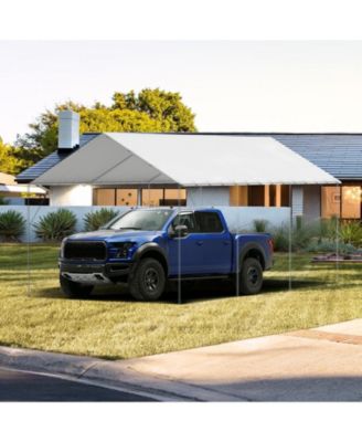 10 x 20 ft Carport Replacement Canopy Cover Waterproof UV Protection