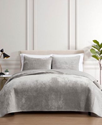 Reese Velvet 3-Piece Coverlet Set, King