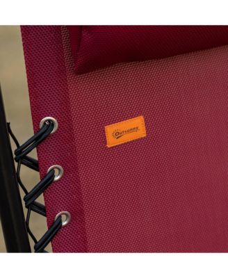 Zero Gravity Chair Set with Folding Table & Cup Holder Trays