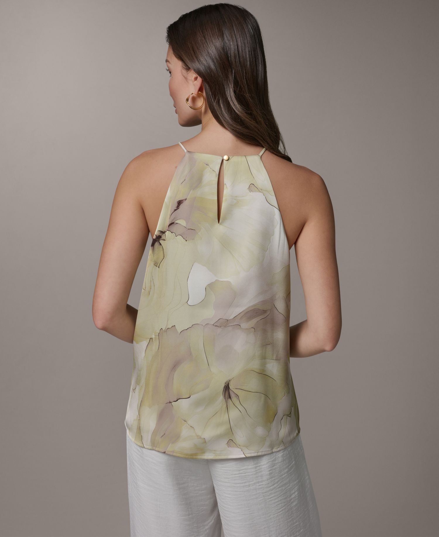 Women's Sleeveless Halter Neck Top
