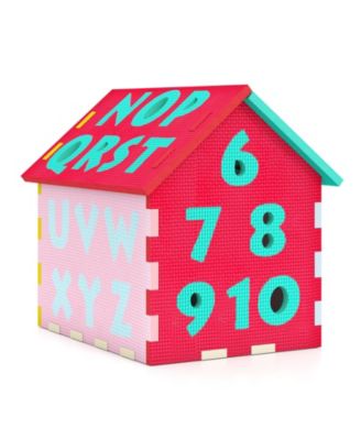 Puzzle Floor Mats with Interlocking Alphabet and Number for Kids
