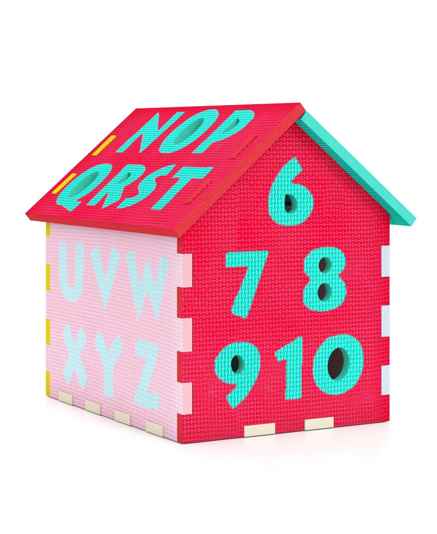 Interlocking Alphabet and Numbers Puzzle Mats, 7-Piece Set