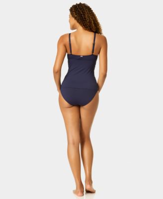 Women's Surplice Underwire Tankini Top